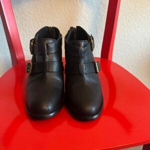 J. Crew Leather Bitten Booties